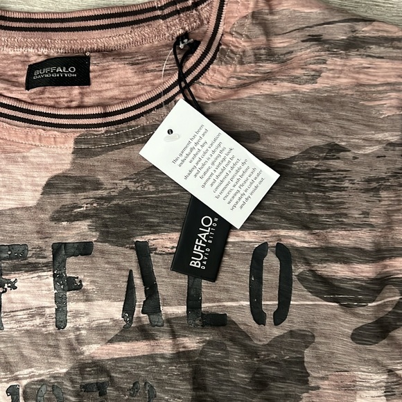 Buffalo David Bitton Kijaw Camouflage Logo Graphic Tee XXL NWT - Picture 3 of 7